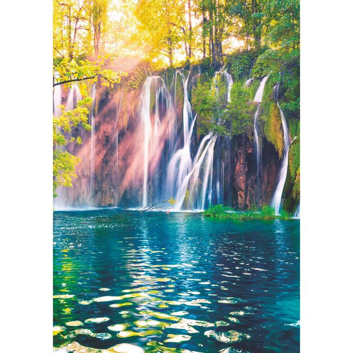 Фотообои "Горный водопад" (4 листа)  140Х200 см - Фото 1
