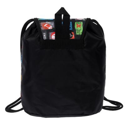 Мешок-рюкзак для обуви, с клапаном, 30 х 29,5 х 11 см, «Оникс», СР-04, «Мячи mix»