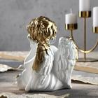 Статуэтка "Ангел думающий", золотистый цвет, 21 см - Фото 3