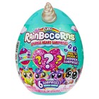 Мягкая игрушка мини RainBocoRns, в яйце, с аксессуарами, разноцветный - Фото 8
