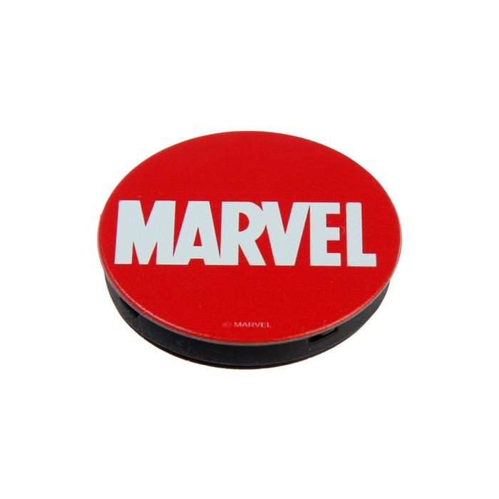 Попсокет Red Line, держатель телефона на палец, черный, Marvel дизайн №100 - Фото 1