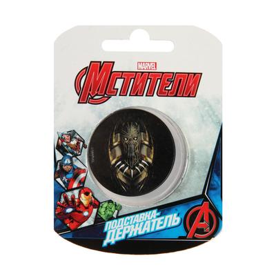 Попсокет Red Line, держатель телефона на палец, черный, Marvel дизайн №37