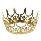 Корона принцессы золотая из 2-х частей - фото 320845682