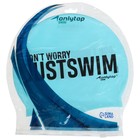 Шапочка для плавания взрослая ONLYTOP Justswim, силиконовая, обхват 54-60 см - фото 7404232