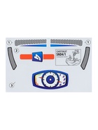 Снегокат Snowpatrol 2, со спинкой, с фонариком, красный, чёрный, SND4/1 Nika Kids - Фото 20