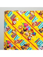 Бумага упаковочная глянцевая двусторонняя, 60х90 см, Щенячий патруль (комплект 10 шт) - фото 45120402