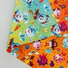 Бумага упаковочная глянцевая двусторонняя, 60*90 см, Смешарики (комплект 10 шт) - фото 34733200