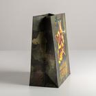 Пакет подарочный ламинированный вертикальный, упаковка, «Настоящему герою», ML 23 х 27 х 11,5 см - Фото 2