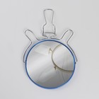 Зеркало настольное - подвесное, двустороннее, с увеличением, d зеркальной поверхности 9 см, цвет МИКС - Фото 4