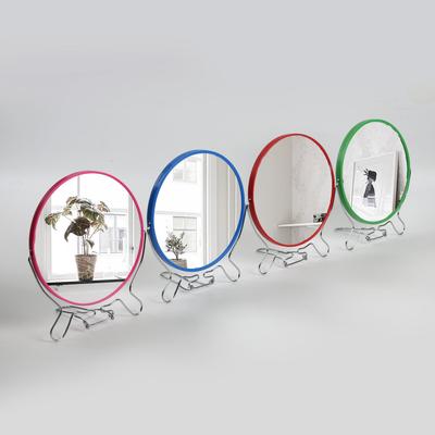 Зеркало складное-подвесное, двустороннее, с увеличением, d зеркальной поверхности 18,5 см, цвет МИКС
