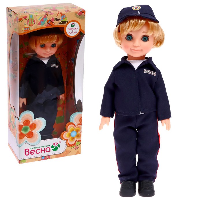 Кукла «Полицейский», 30 см - фото 1905732911