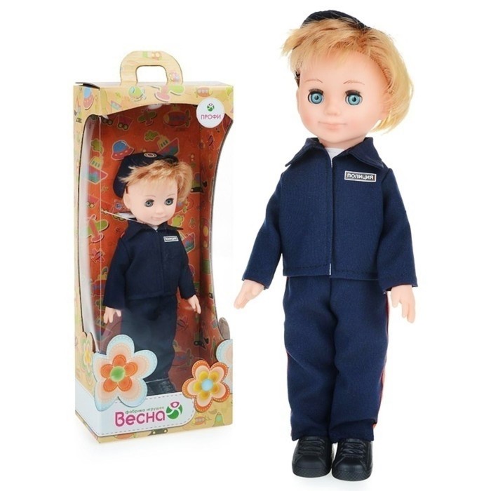 Кукла «Полицейский», 30 см - фото 1905732915