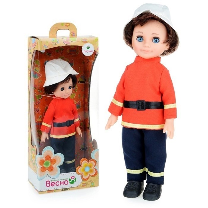Кукла «Пожарный», 30 см - фото 1905732920