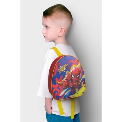 Рюкзак детский для мальчика, 23×21×10 см, Человек-паук
