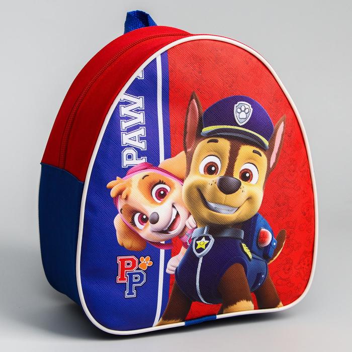 Рюкзак детский, 23х21х10 см, Щенячий патруль - Фото 1