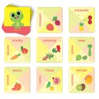 Развивающая игра-домино «Пазлы-читазлы. Фрукты, овощи и ягоды», 4+ - Фото 4