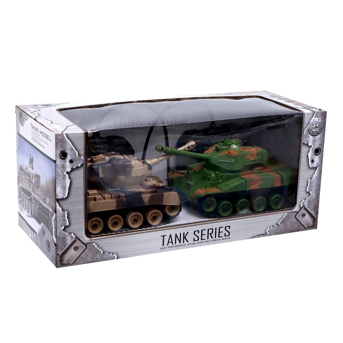 Танковый бой «Военная стратегия», на радиоуправлении, 2 танка, свет и звук - фото 1905733143