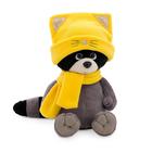 Мягкая игрушка «Енотик Дэнни» в шапке котёнка 20 см - Фото 1