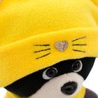 Мягкая игрушка «Енотик Дэнни» в шапке котёнка 20 см - Фото 7