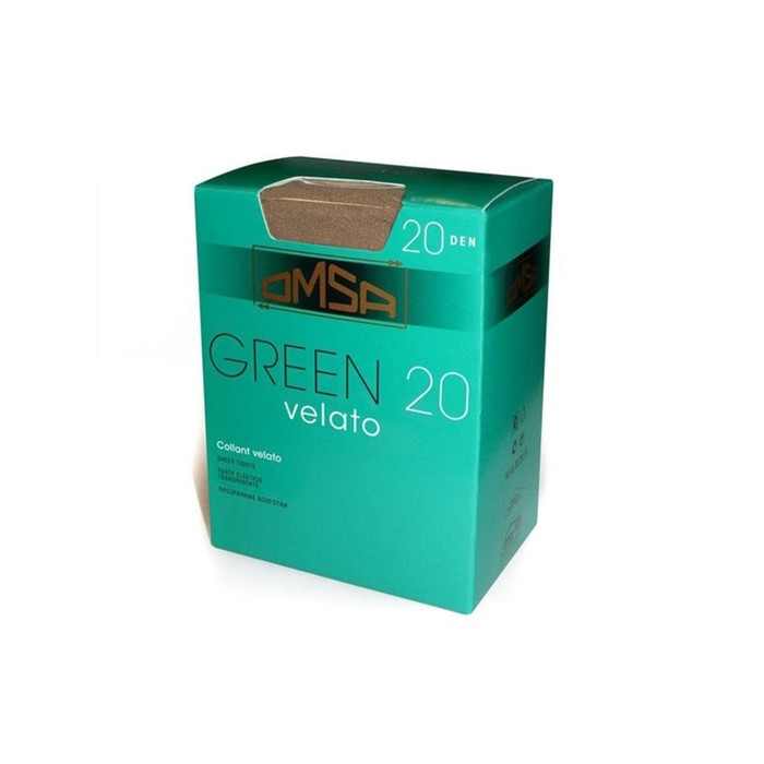 Колготки женские Omsa Green, 20 den, размер 2, цвет caramello - Фото 1