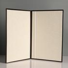 Папка "Без надписи" натуральная кожа, коричневая, А4 - Фото 2