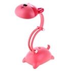 Лампа настольная LED*15 "Розовый мишка", с фонариком (220V) - Фото 2