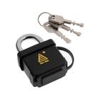 Замок навесной, 40 мм, влагозащищенный, короткая дужка, 3 ключа - Фото 2