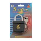 Замок навесной, 40 мм, влагозащищенный, короткая дужка, 3 ключа - Фото 4