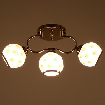 Люстра 6701/3 3х40Вт Е27 медный 54х54х26 см МОДЕЛЬ:GMN-0110,