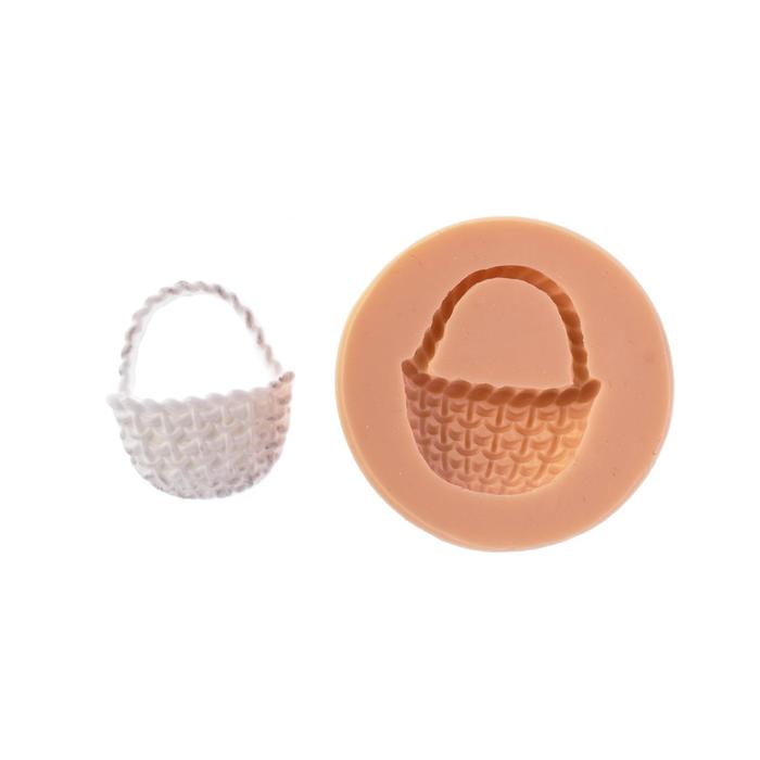 Молд силиконовый "Корзинка" 3 см МИКС - Фото 1