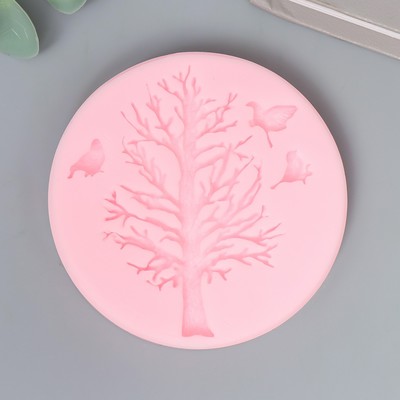 Молд силиконовый "Дерево" 7 см МИКС