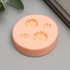 Молд силиконовый "Цветочки" d-0.8 см; d-1.3 см МИКС - фото 24616127