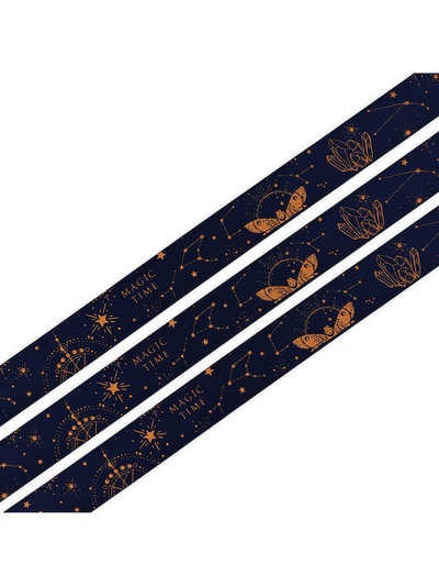 Лента атласная, подарочная упаковка, «Волшебство», 2 см × 5 м