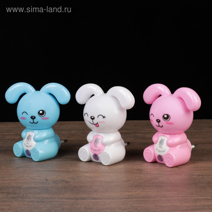 Ночник детский "Веселый зайчик" МИКС - Фото 1