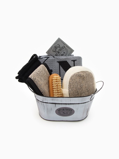 Набор подарочный «Мужчина №1», полотенце и аксессуары