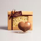 Шоколадная фигурка «Сердце с надписями», 80 г - Фото 4