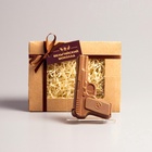 Шоколадная фигурка «Пистолет», бельгийский шоколад, 80 г - Фото 2