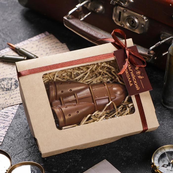 Шоколадная фигурка «Ракета», 80 г - Фото 1