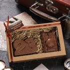 Бельгийский шоколад, 2 в 1 «23 февраля №2 + Танк», 160 г - Фото 2