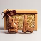 Бельгийский шоколад, 2 в 1 «Танк + Пистолет», 160 г - Фото 3