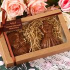 Шоколадные фигурки, 2 в 1 «Платье + 8 марта. Розы», 160 г - фото 5548134