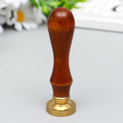 Печать для сургуча с деревянной ручкой «Бриллиант», 9×2.5×2.5 см