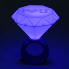 Ночник "Кольцо", h=18 см, голубая, от USB - Фото 2