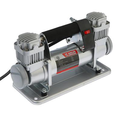 Компрессор автомобильный, двухпоршневой в сумке, 12В, 150 л/мин, провод 350 см