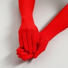 Перчатки красные - Фото 2