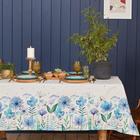 Скатерть «Этель. Незабудки», 149×220 см, 100% хлопок, саржа 190 г/м² - Фото 1