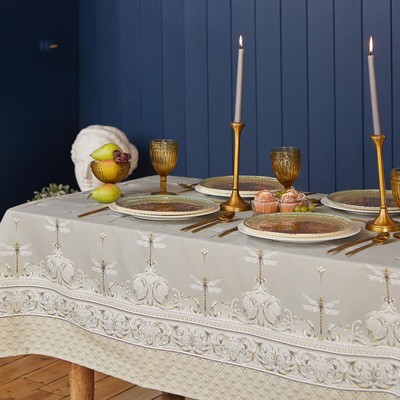 Скатерть «Этель» Vintage collection, 149×180 см, 100% хлопок, саржа 190 г/м²