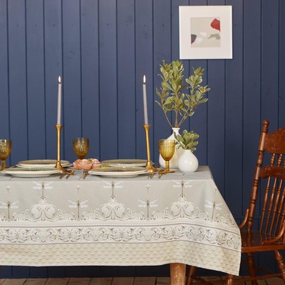 Скатерть «Этель» Vintage collection 149×220 см, 100% хлопок, саржа 190 г/м²