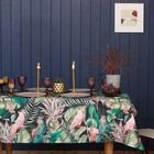 Скатерть «Этель» Tropical parrots 149×110 см, 100% хлопок, саржа 190 г/м² - Фото 1