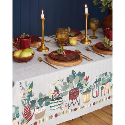 Скатерть «Этель» Hygge 149×220 см, 100% хлопок, саржа 190 г/м²